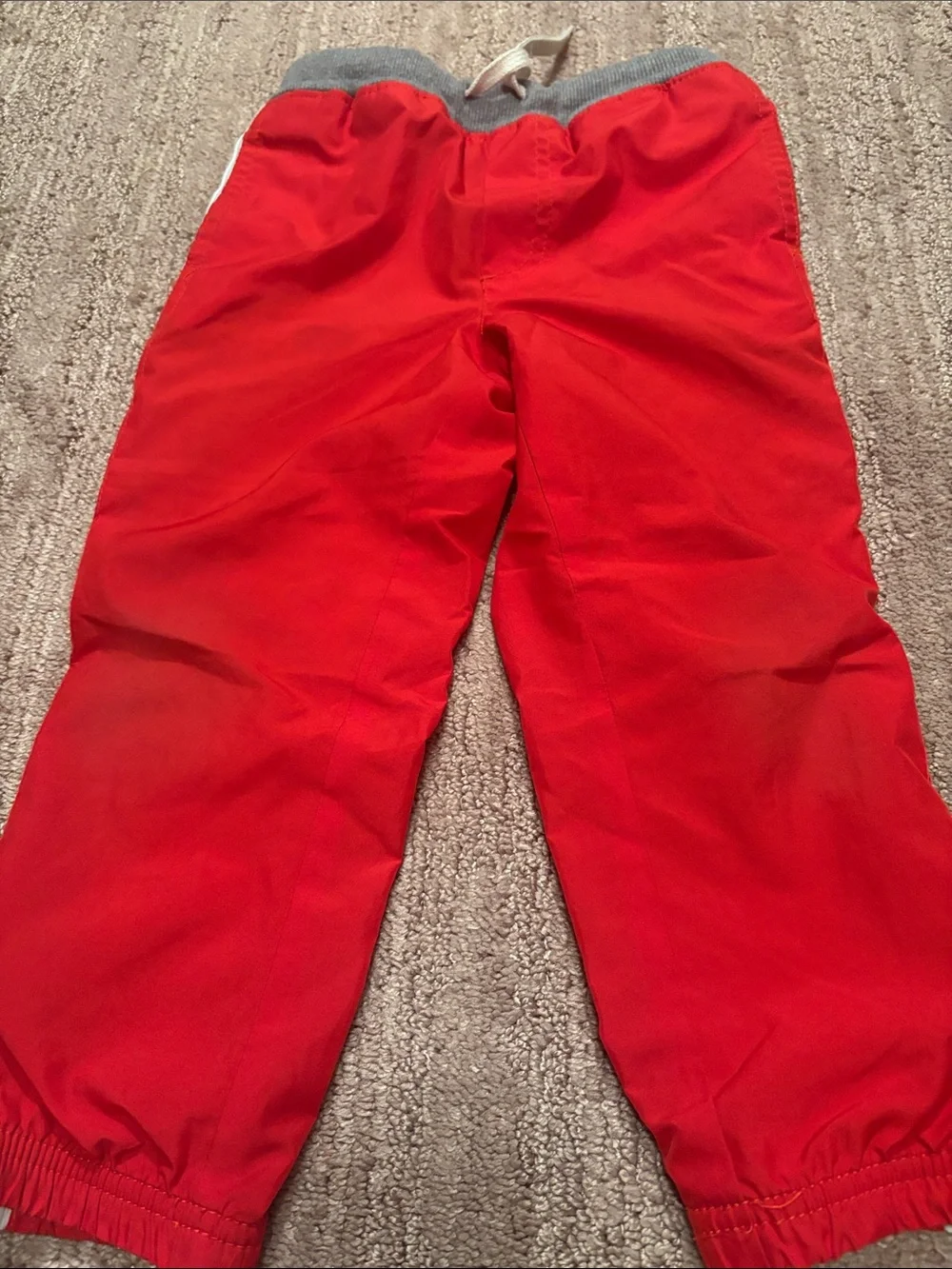 Kids Khaki, Red and Navy Casual Bottoms Trio. Brands Gap, Oshkosh, and Gymboree.